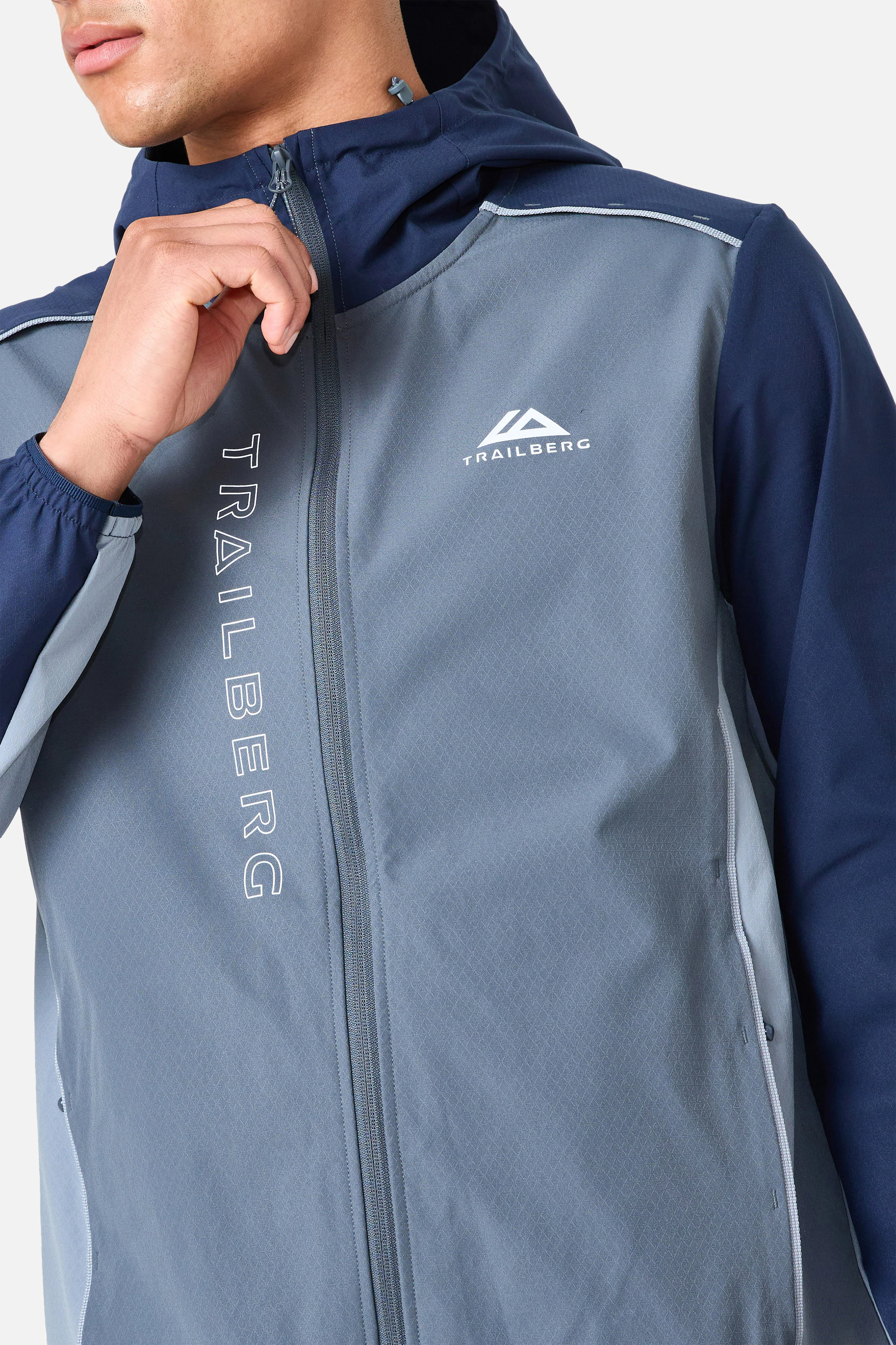 AW25 Triathlon Windbreaker - Storm Grey/Navy Blue/Cloud Haze - Image 4