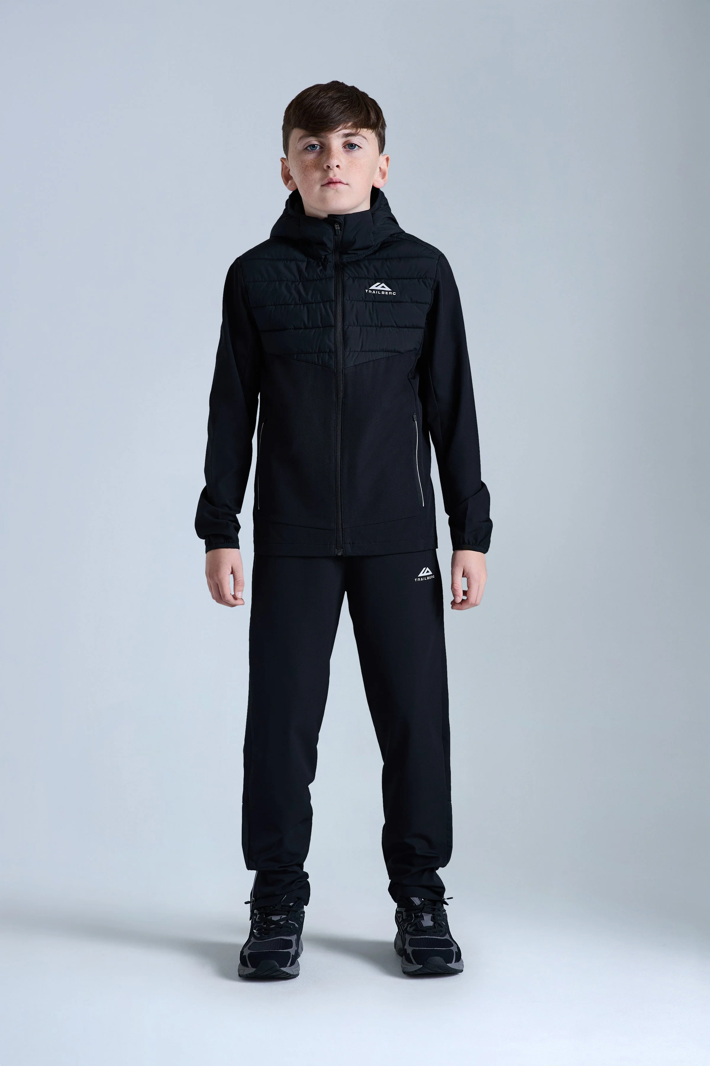 Boys Dune Hybrid Jacket - Black - Image 4
