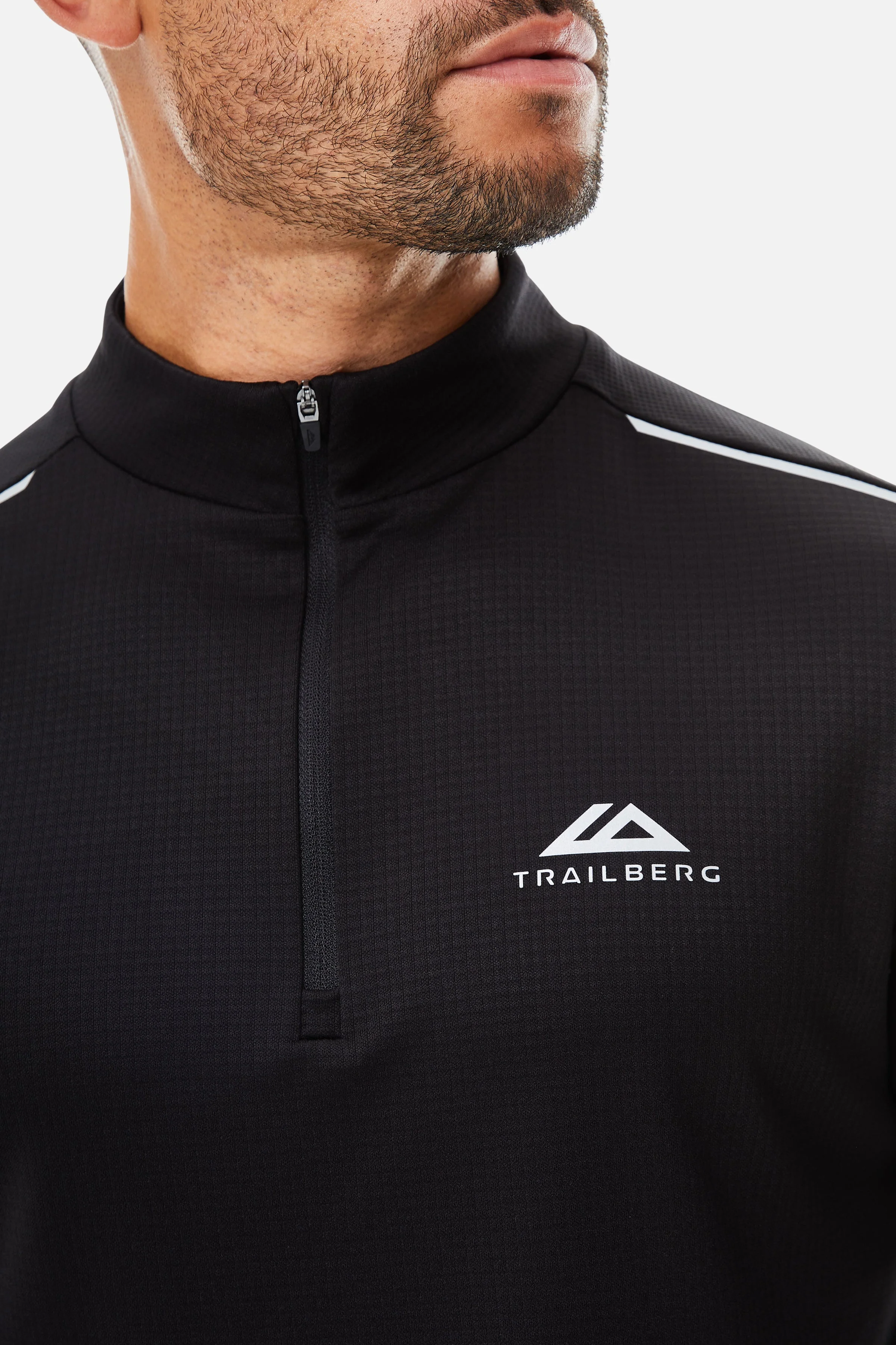 Focus 1/4 Zip - Black - Image 4