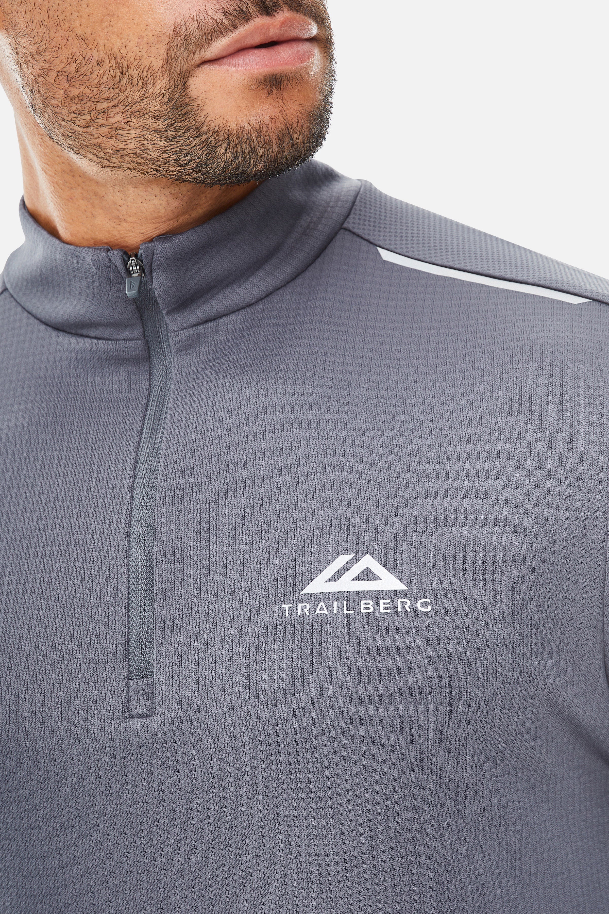 Focus 1/4 Zip - Storm Grey - Image 3